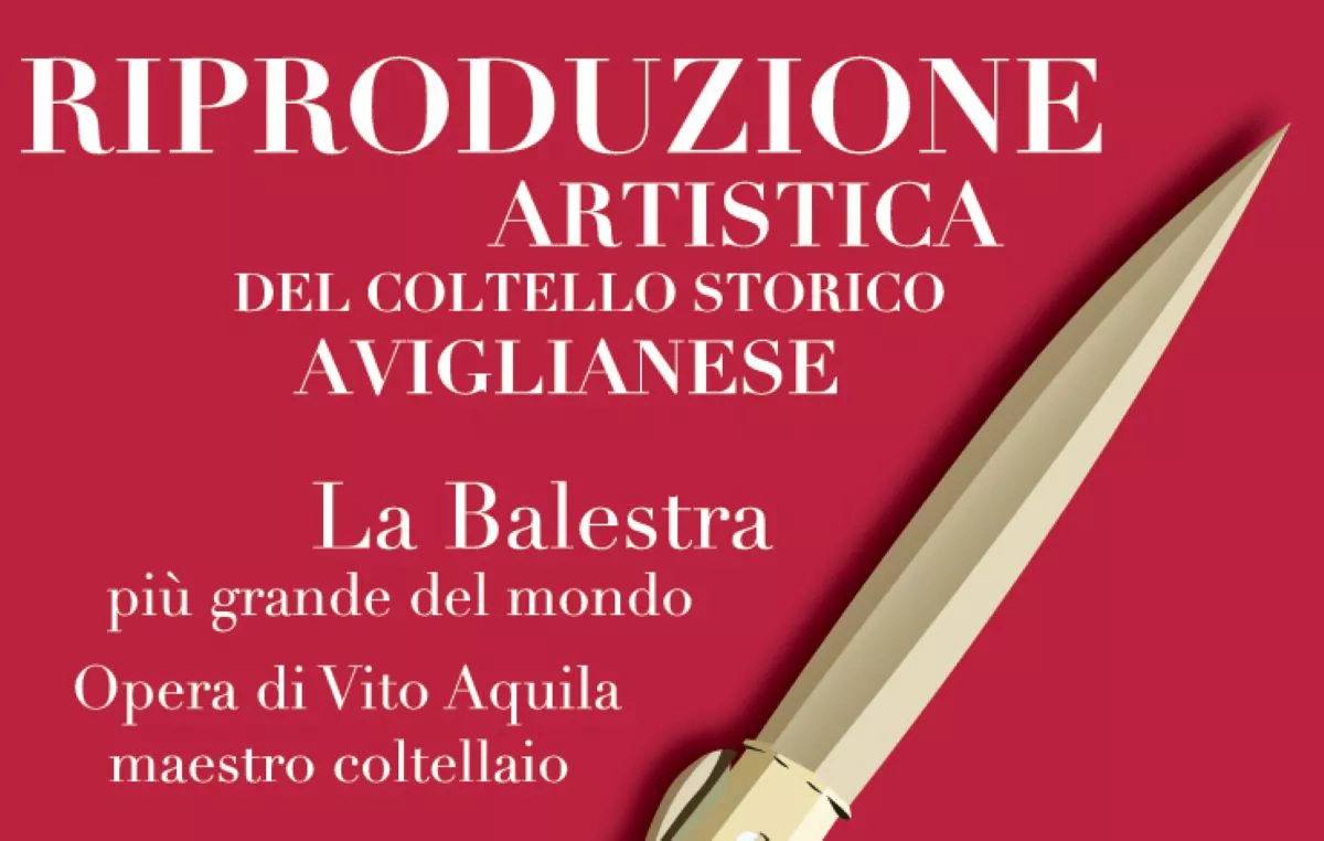 La Balestra - Riproduzione artistica del coltello storico aviglianese